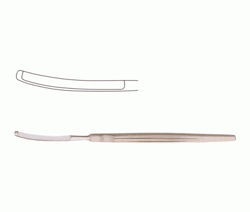 converse-rhinoplasty-knife-01-04-15 Converse Rhinoplasty Knife, 15cm, Curved, Button End