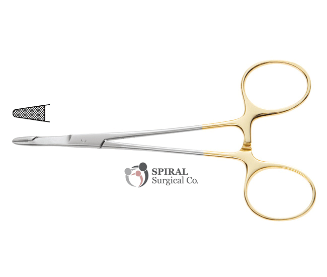 NATRA TC Olsen-Hegar Needle Holder – 7" (17cm) Straight – Suture & Scissors Combo – Surgical Instrument