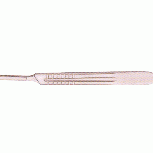 scalpel-handle-4-01-01-04 Midface Facial Dissector 22.5cm, Half Curved