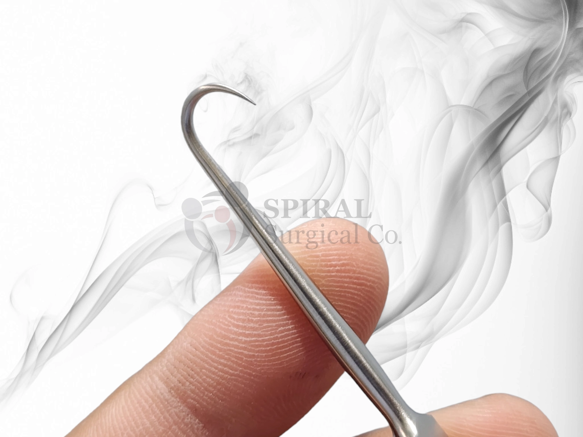 Bergmann Retractor Hook, 14cm, Single Prong, Sharp