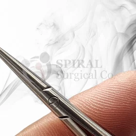 Castroviejo-Ultra-Fine-Needle-Holder-14.5-cm-With-Catch-Straight
