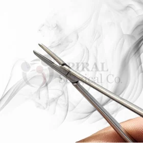 Tebbetts Intranasal T.C. Needle Holder, Bayonet, 20.5cm