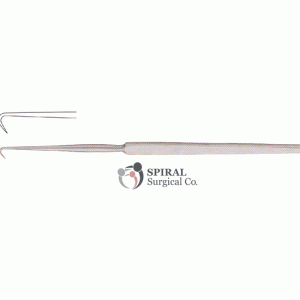 cottle-tenaculum-hook-15-24 Muco Periosteal Retractor, With 2 Sharp Prongs, 19cm