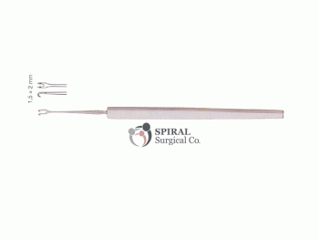 Guthrie Double Retractor Hook, 13cm, Sharp (1.5 X 2 mm)
