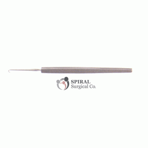 straight-skin-hook-15-13-13 Muco Periosteal Retractor, With 2 Sharp Prongs, 19cm