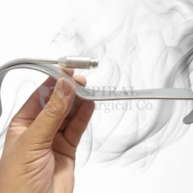 Deaver Retractor With Fiber Optic Tube