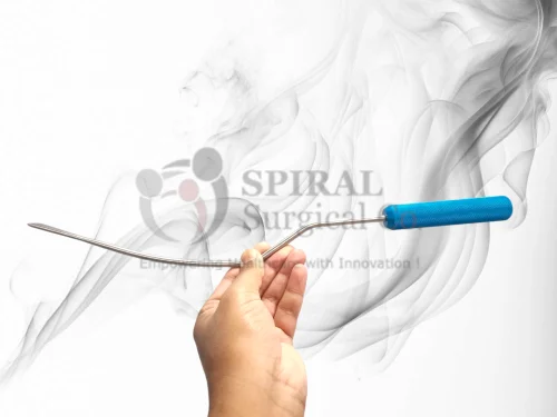 Transaxillary Breast Dissector, 43 cm, Curved Shaft, Chisel Edge, Width 13mm