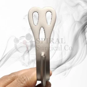 Wieder Breast and Facial Retractor With Fiber Optic Tubes, 14cm Long - 22mm Wide