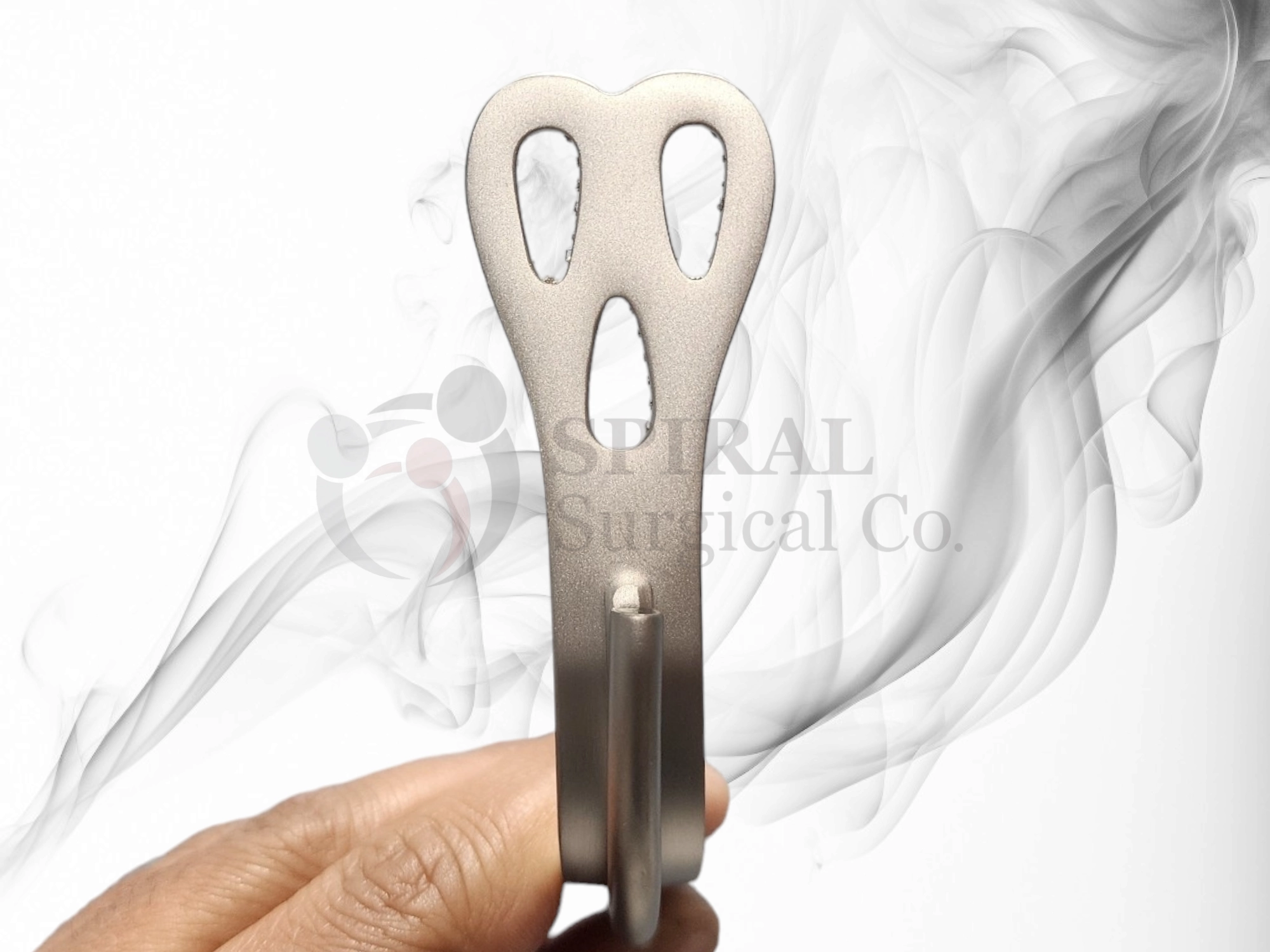 Wieder Breast and Facial Retractor With Fiber Optic Tubes, 14cm Long - 22mm Wide