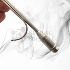 Wieder Breast and Facial Retractor With Fiber Optic Tubes, 14cm Long - 22mm Wide