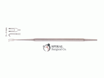 Cottle Double Hook, 15cm, Sharp, 3x4mm