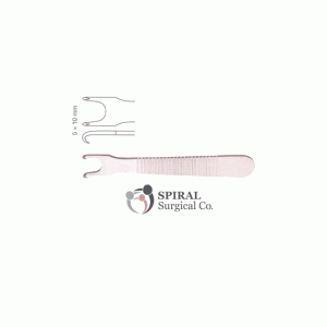 gubisch-kilner-double-nasal-hook-45-22-08 Millard Cottle Retractor With Finger Ring, 5.5cm