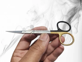 Iris Scissor 11.5cm TC supercut Curved