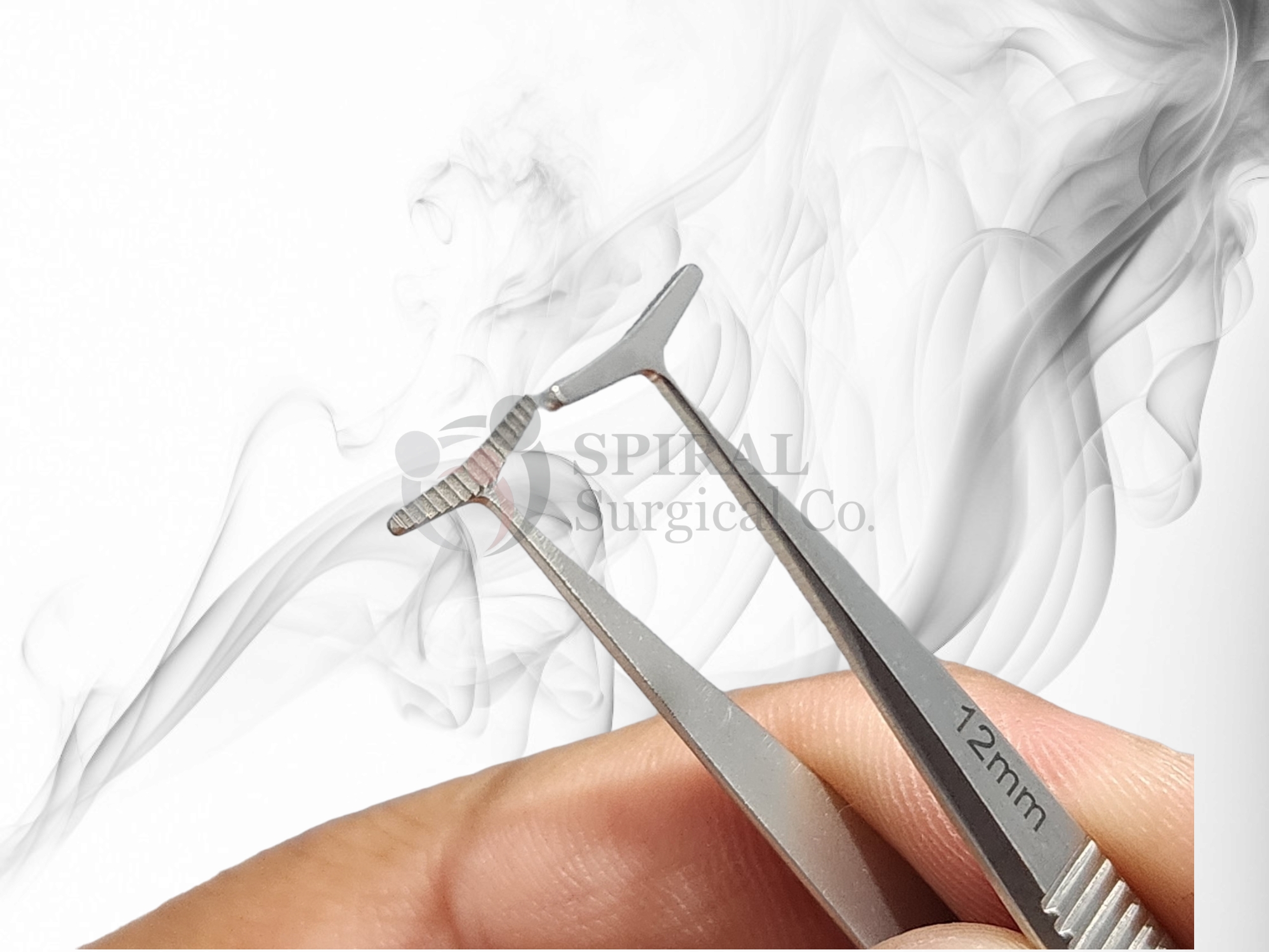 Green Fixation Forceps, 10cm, 12mm 2 Green Fixation Forceps, 10cm, 12mm