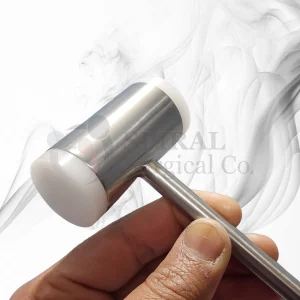Mallet, 24 cm, Solid Steel Head, Plastic facing, 215 grams, 30 mm diameter (3) Mallet, 24 cm, Solid Steel Head, Plastic facing, 215 grams, 30 mm diameter