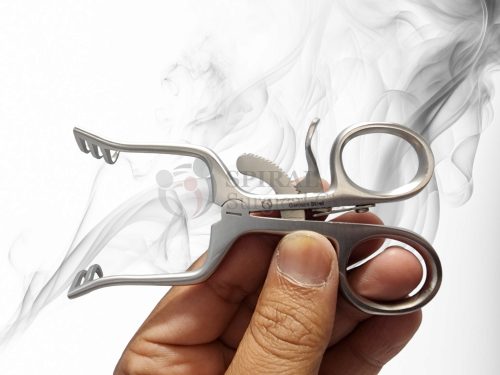 Weitlaner Retractor, 2x3 Prongs, 15mm Deep, 10.5cm, Semi-Sharp