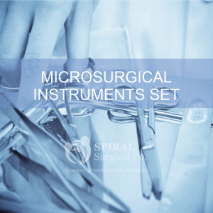 Microsurgical Instruments Set 00.08.00 Micro Surgical
