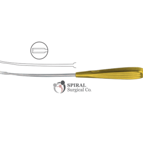 Flap-Dissector-23.5cm-34.08.23 Shaper (Langenbeck) Frontoglabellar Dissector, Rigid 26cm - 10mm Wide, Slightly Curved