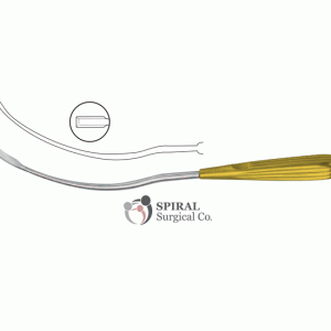 Fronotoglabellar-Dissector-26.5cm-S-Shape-Curved-34.23.26 Joseph Nasal Saw, 19cm, Straight