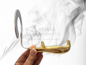 C Circular Breast Retractor, 17.5cm-Counter Clockwise