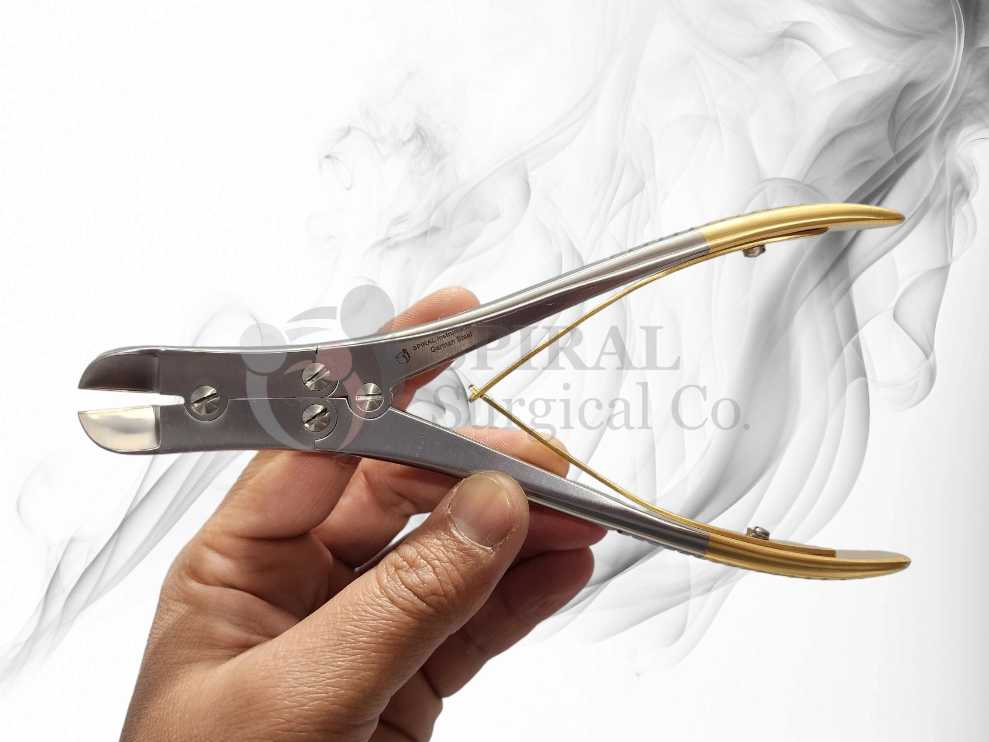 Wire Cutter T.C, Double Action, Light Curved, 18cm