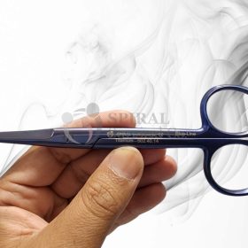 Mayo Operating Scissors, Straight, 14cm, Titanium-BlueLine