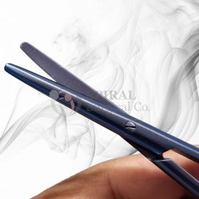 Metzenbaum Dissecting Scissors, 15cm, Straight, Titanium-BlueLine