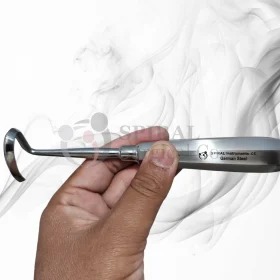 Rib Raspatory Fine, 17cm - Left Curved