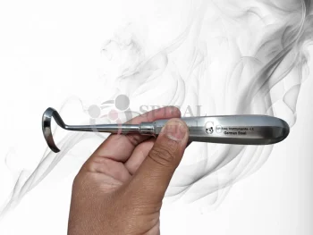 Rib Raspatory Fine, 17cm - Left Curved