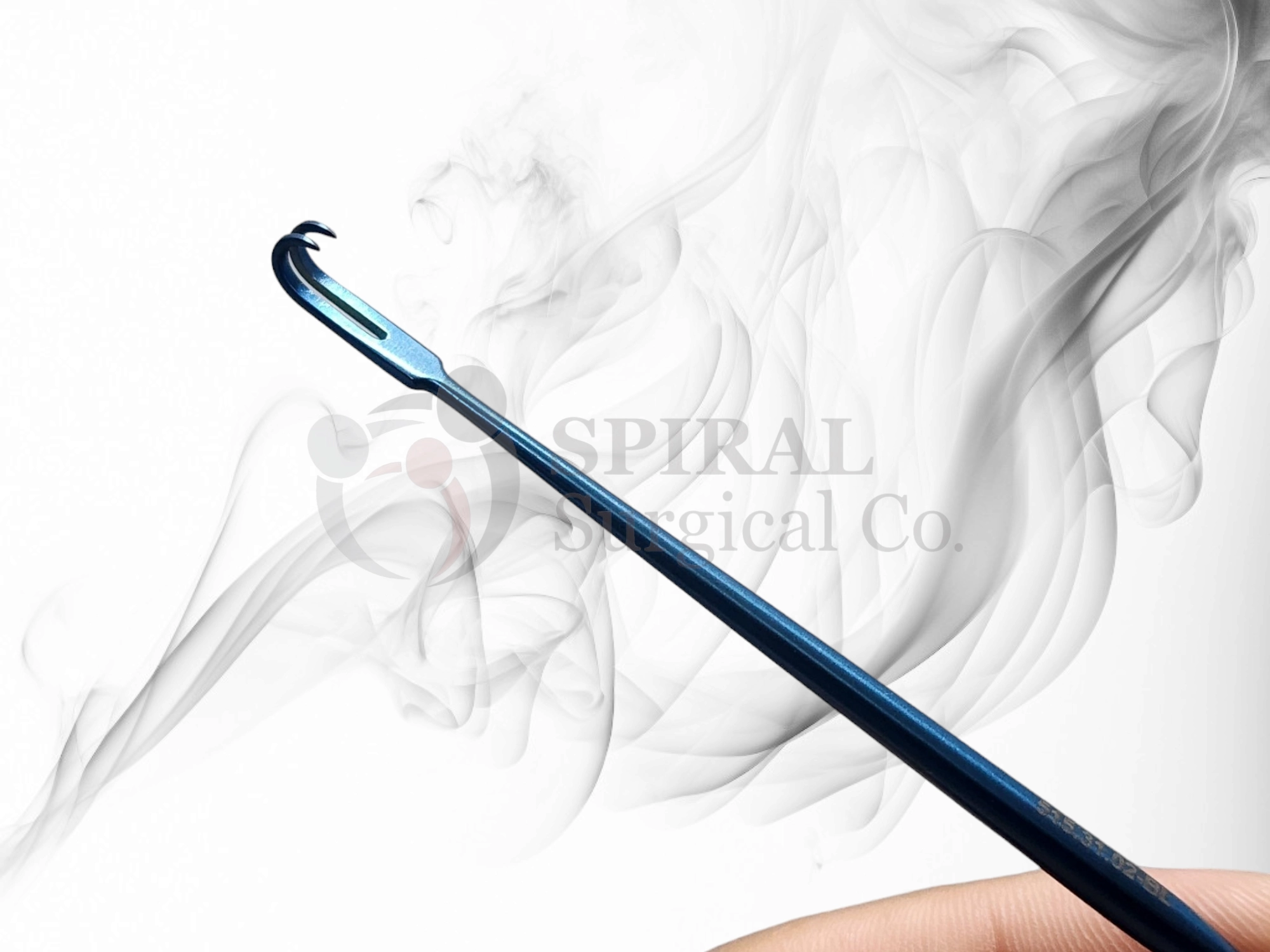 Joseph Skin Hook, 16cm, Ti-Coat Series, Double Prong, Sharp – 2mm