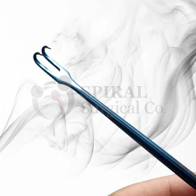Joseph Skin Hook, 16cm, Ti-Coat Series, Double Prong, Sharp – 5mm