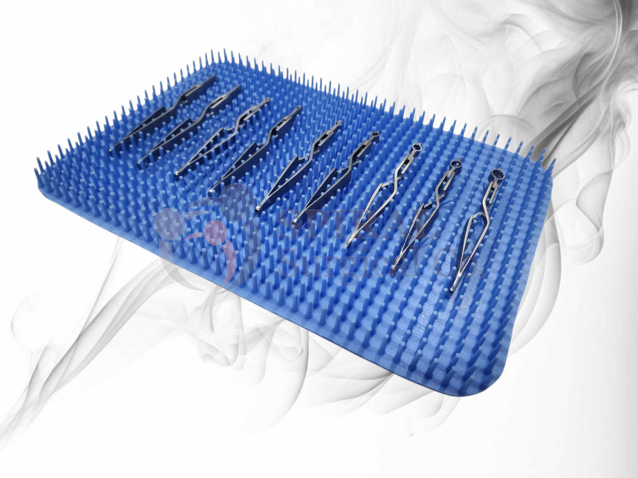Nerve And Tendon Holding Forceps, Straight, Cross Action, Flat Handle,11.5cm Length Complete Set (2)