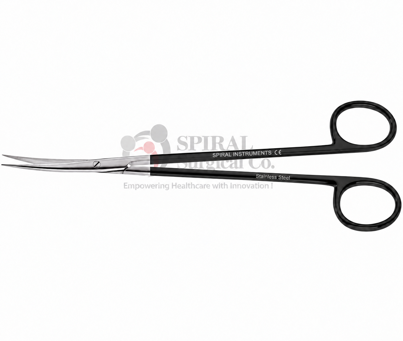 Black scissors with custom laser engraving Black scissors with custom laser engraving